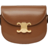 CELINE : Clea besace in shiny calfskin