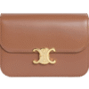 CELINE : Medium Triomphe bag in shiny calfskin