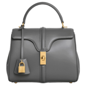 CELINE : Medium Triomphe bag in shiny calfskin