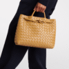 Bottega Veneta : Andiamo Intrecciato Medium leather tote bag