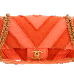 Chanel  CHANEL 2017 Chevron Patchwork Flap shoulder bag